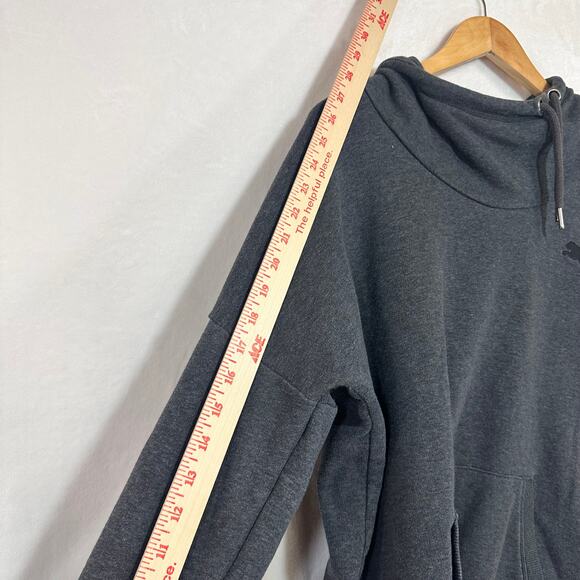 Puma Mens Gray XL Slouch Drawstring Hoodie Active Comfy Outdoors 100% Cotton - Picture 12 of 13